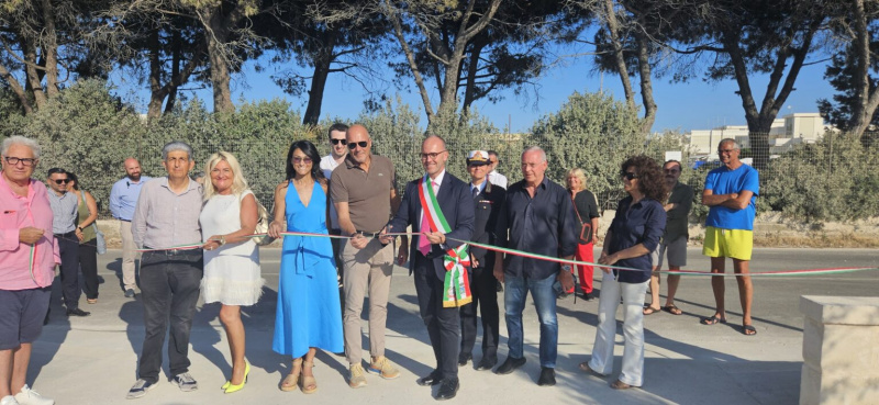 Inaugurato un parcheggio a Savelletri