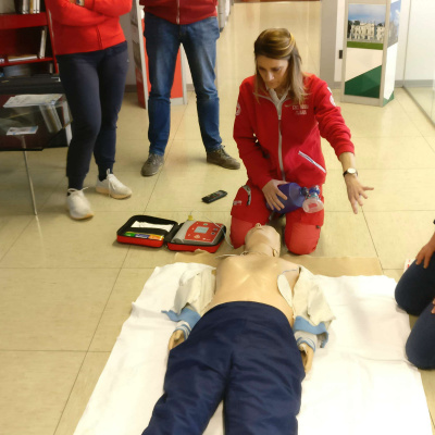 corso defibrillatore prova pratica 1